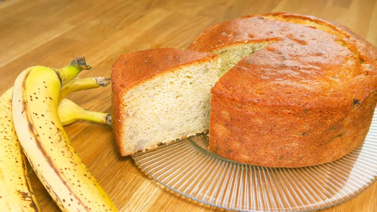 Banana Cake, le gâteau à la banane moelleux mais avec un bon maintien !