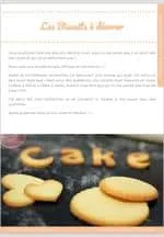 Fiche recette MyCake Academy