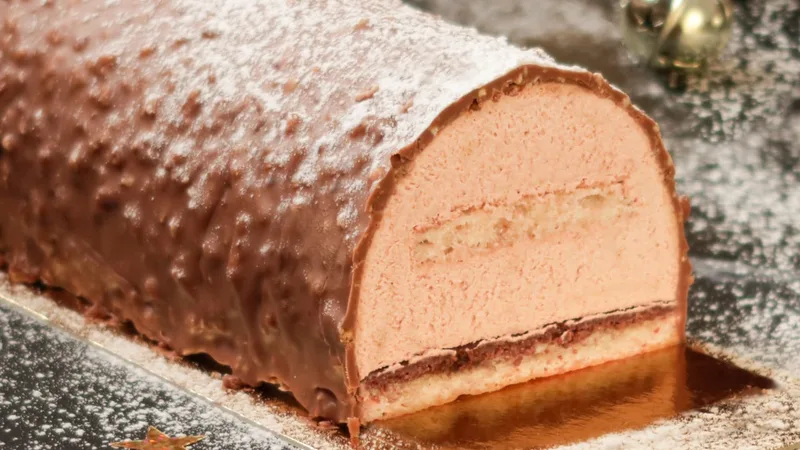 Bûche de Noël au Chocolat