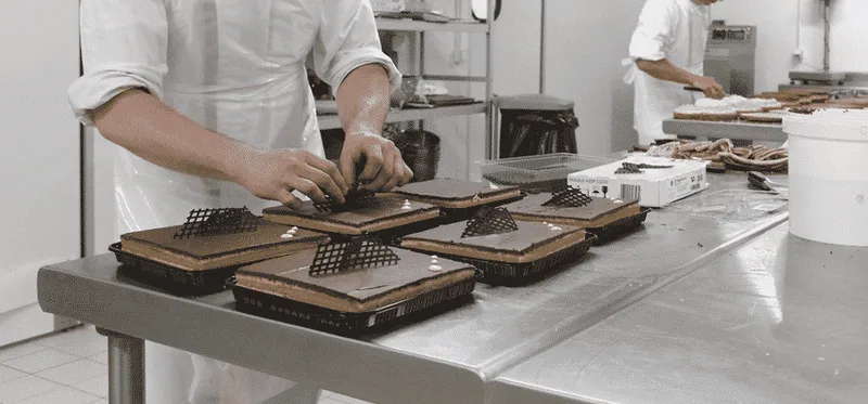 Laboratoire de pâtisserie pour l'examen du CAP Pâtissier
