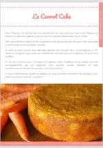 Fiche recette MyCake Academy