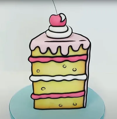 Principe du Cartoon Cake