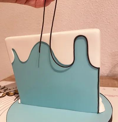 Cartoon Cake boudin coulure