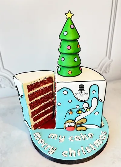 Cartoon Cake découpe