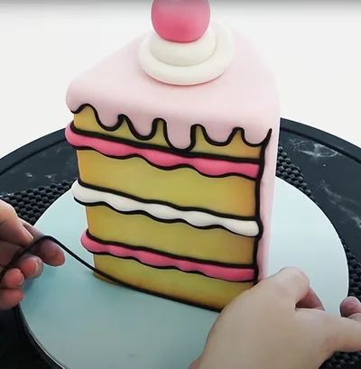 Principe du Cartoon Cake