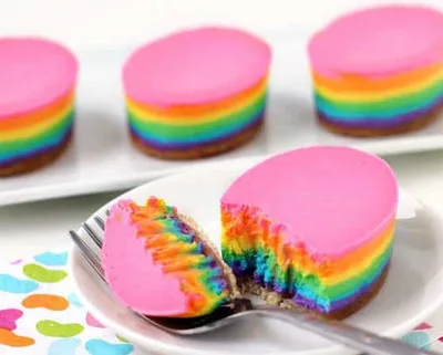 Cheesecake arc en ciel