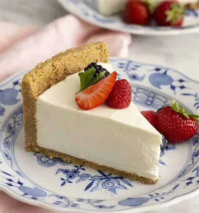 Cheesecake avec croute