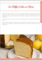 Fiche recette MyCake Academy