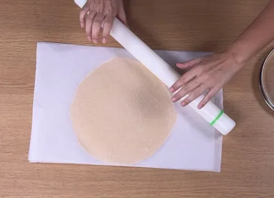 tarte comment foncer un cercle