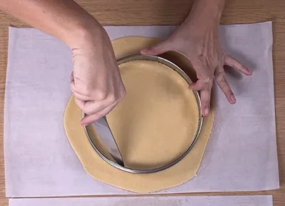 tarte comment foncer un cercle