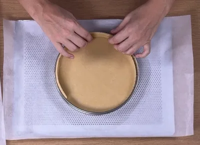 tarte comment foncer un cercle