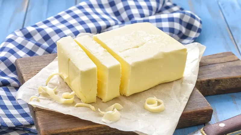 Crème au beurre lisse beurre texture