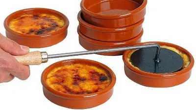 Crème brûlée au fer