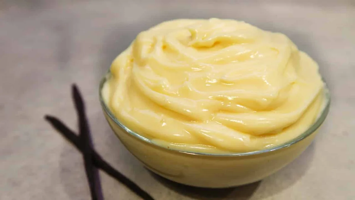 Crème pâtissière sans oeufs