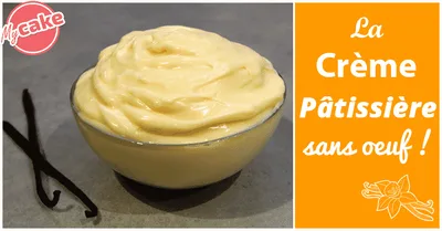 Crème pâtissière sans oeufs