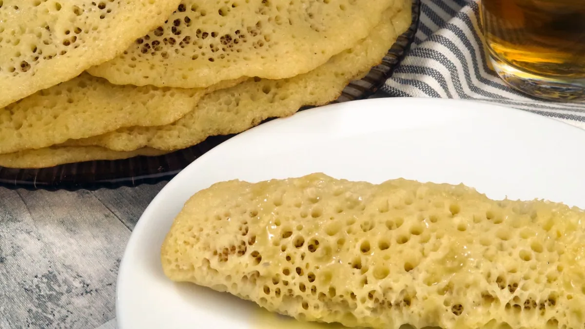 Crêpe aux mille trous