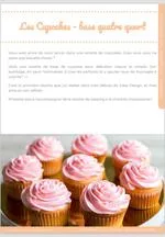 Fiche recette MyCake Academy