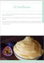 Fiche recette MyCake Academy