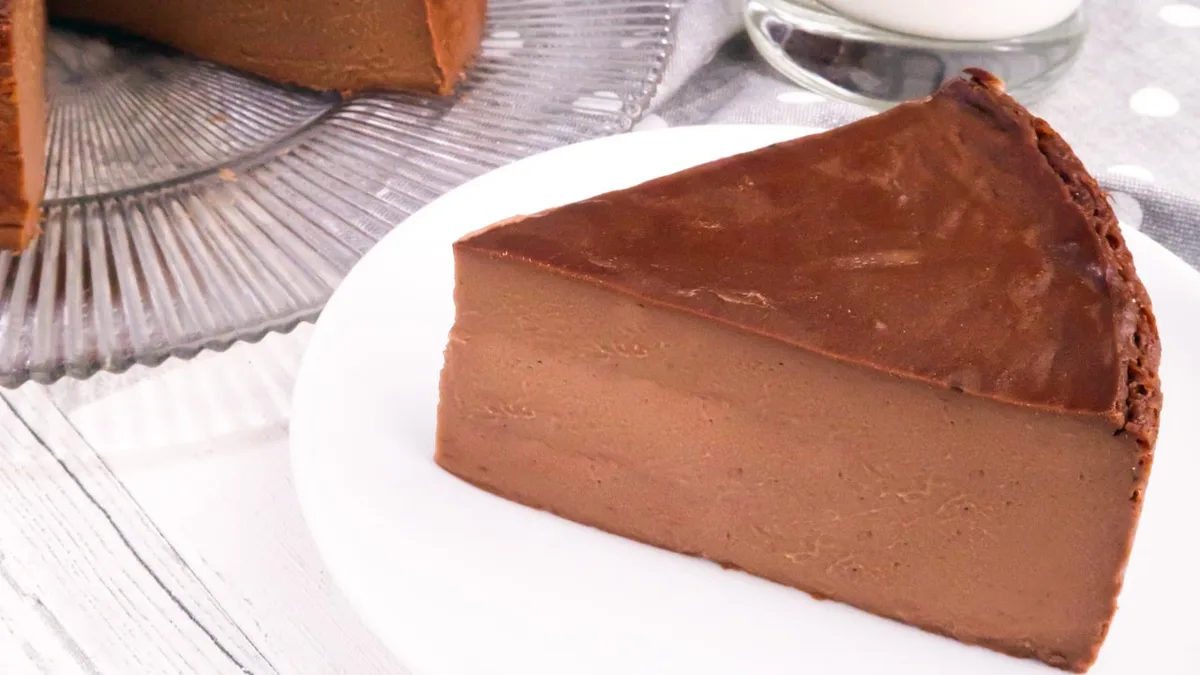 Flan au chocolat