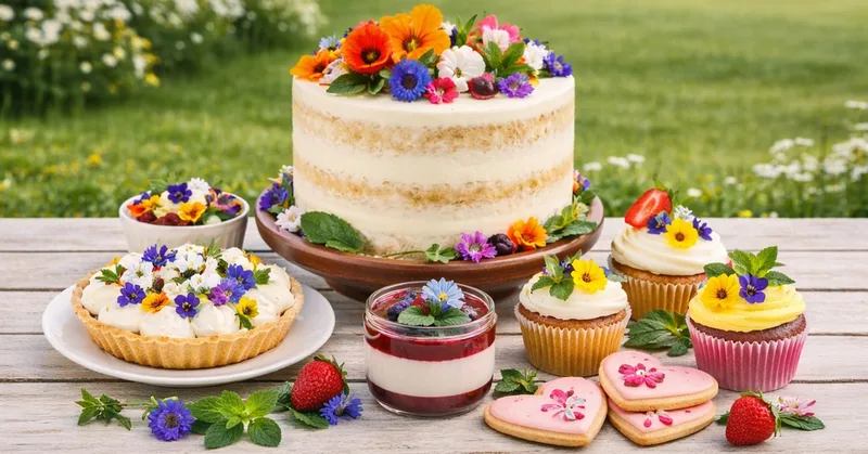 fleurs toxiques pâtisserie