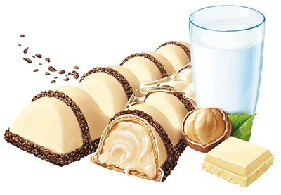 Ganache Kinder Bueno - Kinder Bueno white