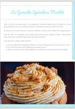 Fiche recette MyCake Academy
