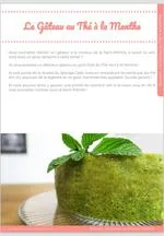 Fiche recette MyCake Academy