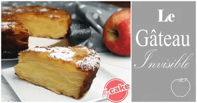 Le Gâteau Invisible, un gâteau aux pommes fondant à souhait !