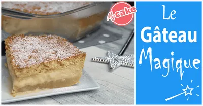 Le Gâteau Magique, une seule préparation pour 3 textures folles !