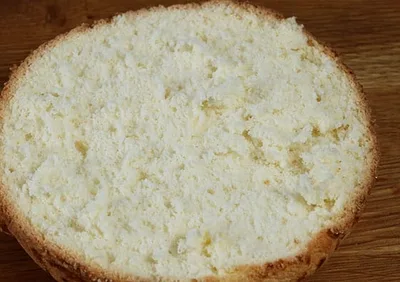 Gâteau de savoie - tranche horizontale
