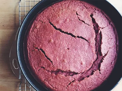 Gâteau raté craquelure