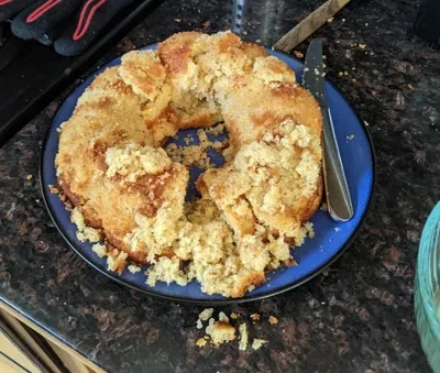 gâteau effondré délité