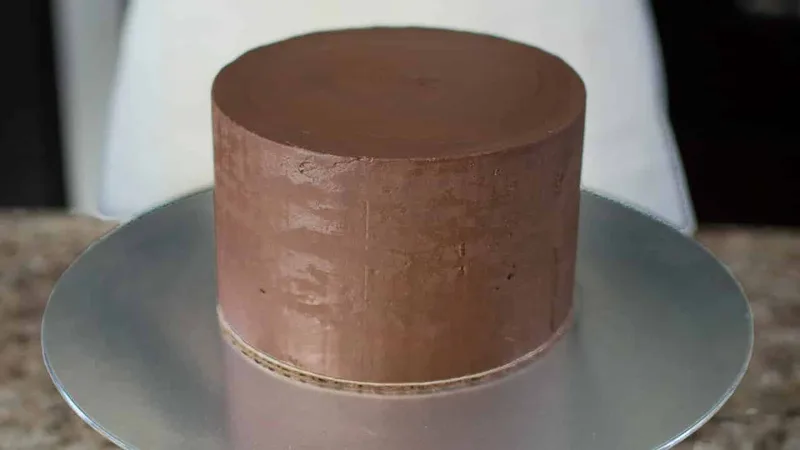 La couverture du gâteau de Cake Design