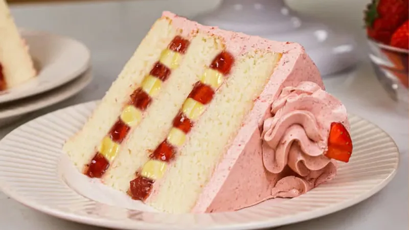 Layer Cake Fraisier