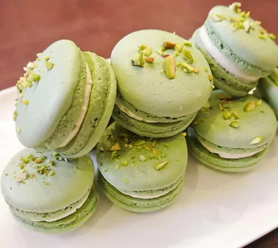 Macaron avec fruits secs