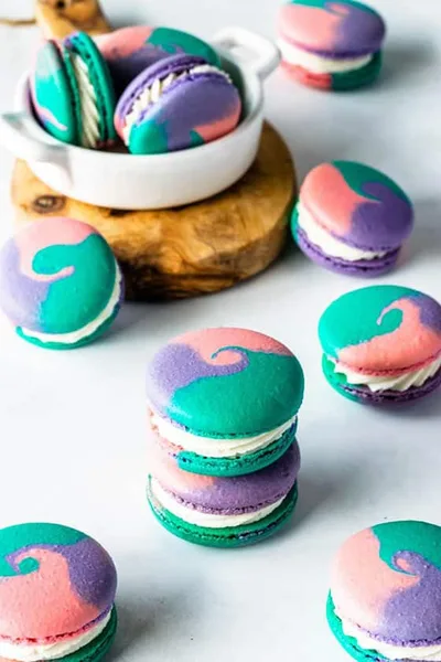 Macaron multicolore