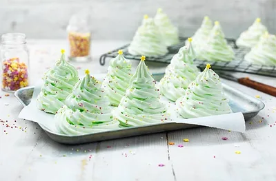 Meringue française sapin