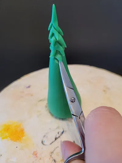 Tutoriel 1 : Modeler un Sapin avec des Ciseaux - Étape 4