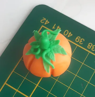 Modeler une citrouille - vue du dessus