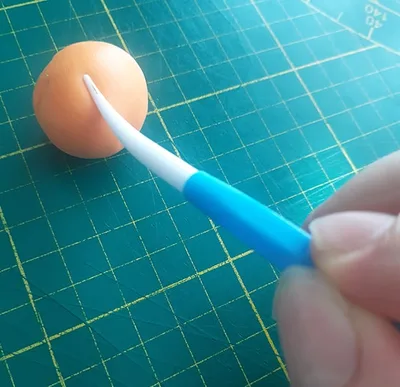 Modeler une citrouille - strie