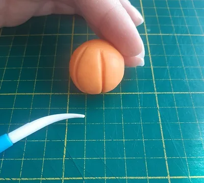 Modeler une citrouille - stries tout autour