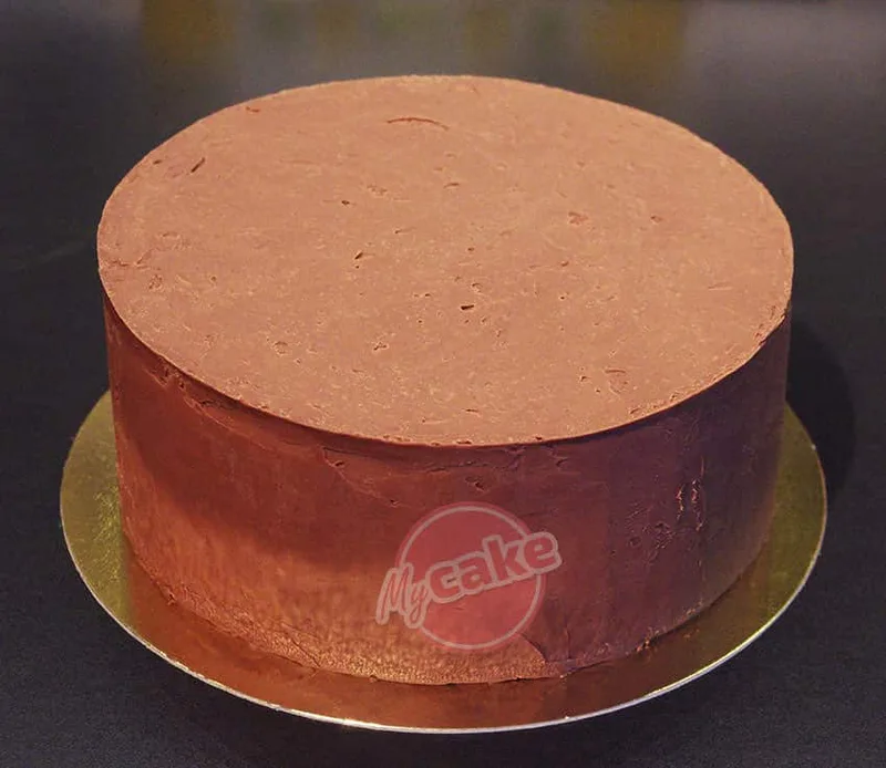 Rendu du gâteau retourné avant finition