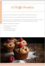 Fiche recette MyCake Academy