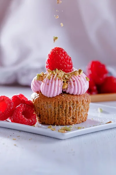 Cupcake Framboise Pistache
