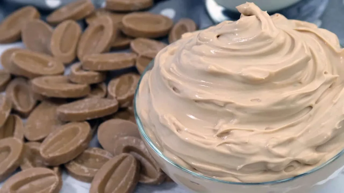 La Crème Namelaka au chocolat Dulcey