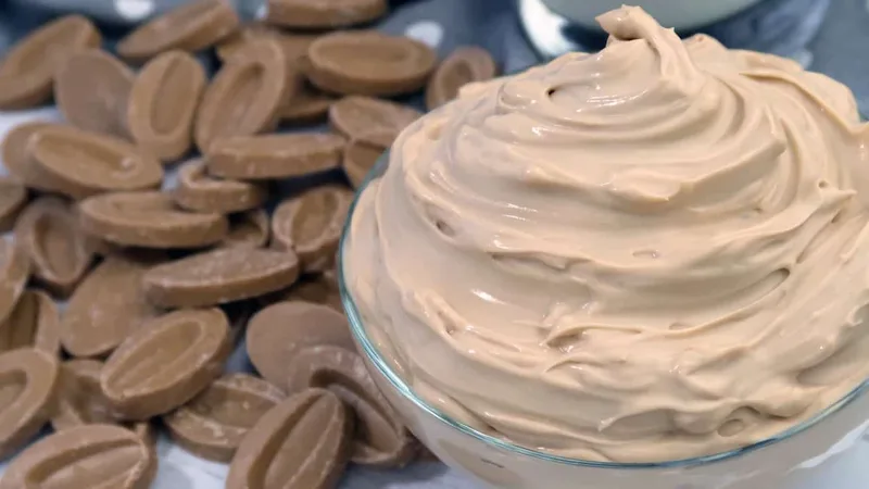 La Crème Namelaka au chocolat Dulcey