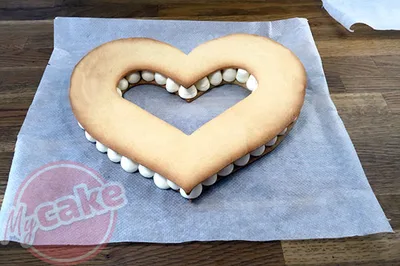 Number Cake - Recouvrez du 2ème étage de biscuit