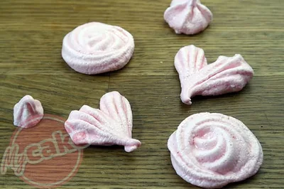 Number Cake - Les meringues permettent de jolies formes