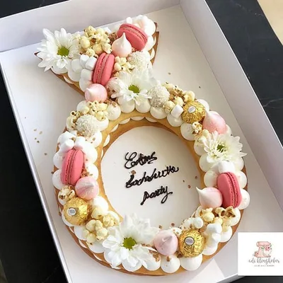 Number Cake bague