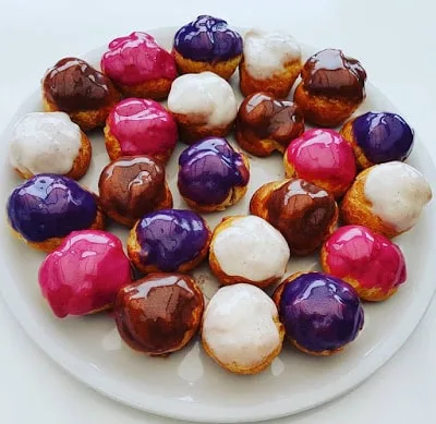 Pâte à choux glaçage miroir